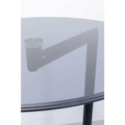 Side Table Easy Living black Ø46cm Kare Design
