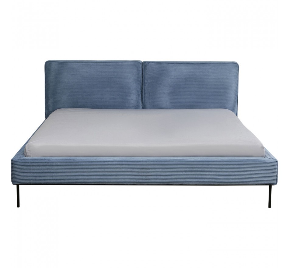 Bed East Side Cord blauw Kare Design