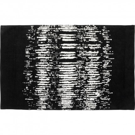Carpet Opaco 240x170cm black and white Kare Design