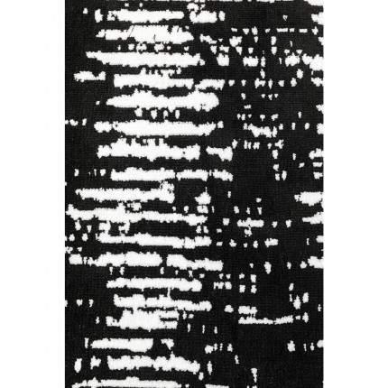Vloerkleed Opaco 240x170cm zwart en wit Kare Design