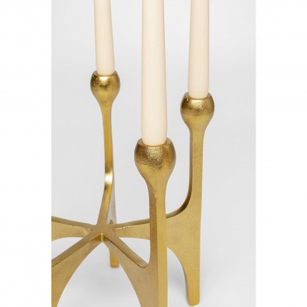 Candle Holder Stacky 31cm gold Kare Design