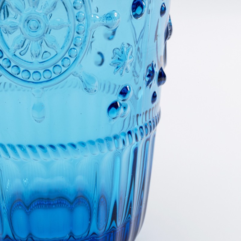 Verres à eau hauts Greece bleus 13cm set de 4 Kare Design