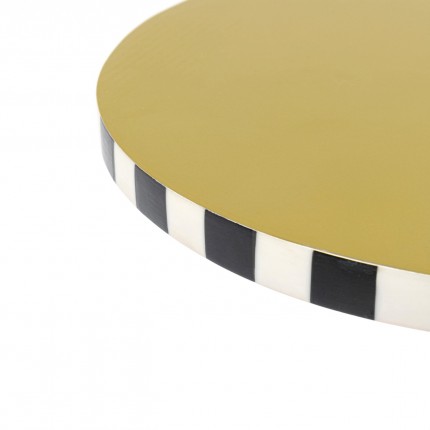 Side Table Domero Checkers green Ø25cm Kare Design