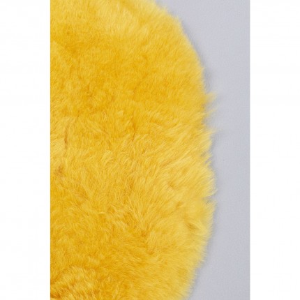 Lambskin Heidi 85x60cm yellow Kare Design
