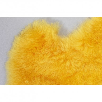 Lambskin Heidi 85x60cm yellow Kare Design