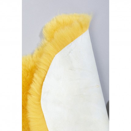 Lambskin Heidi 85x60cm yellow Kare Design