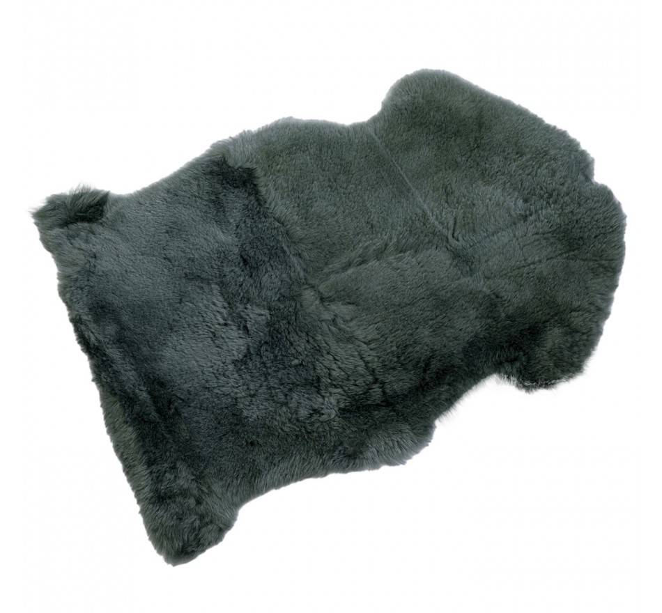 Lambskin Heidi 85x60cm dark green Kare Design