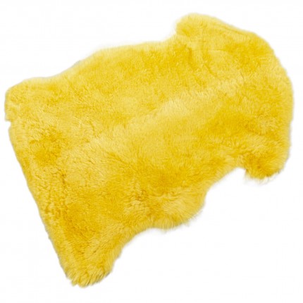 Lambskin Heidi 85x60cm yellow Kare Design
