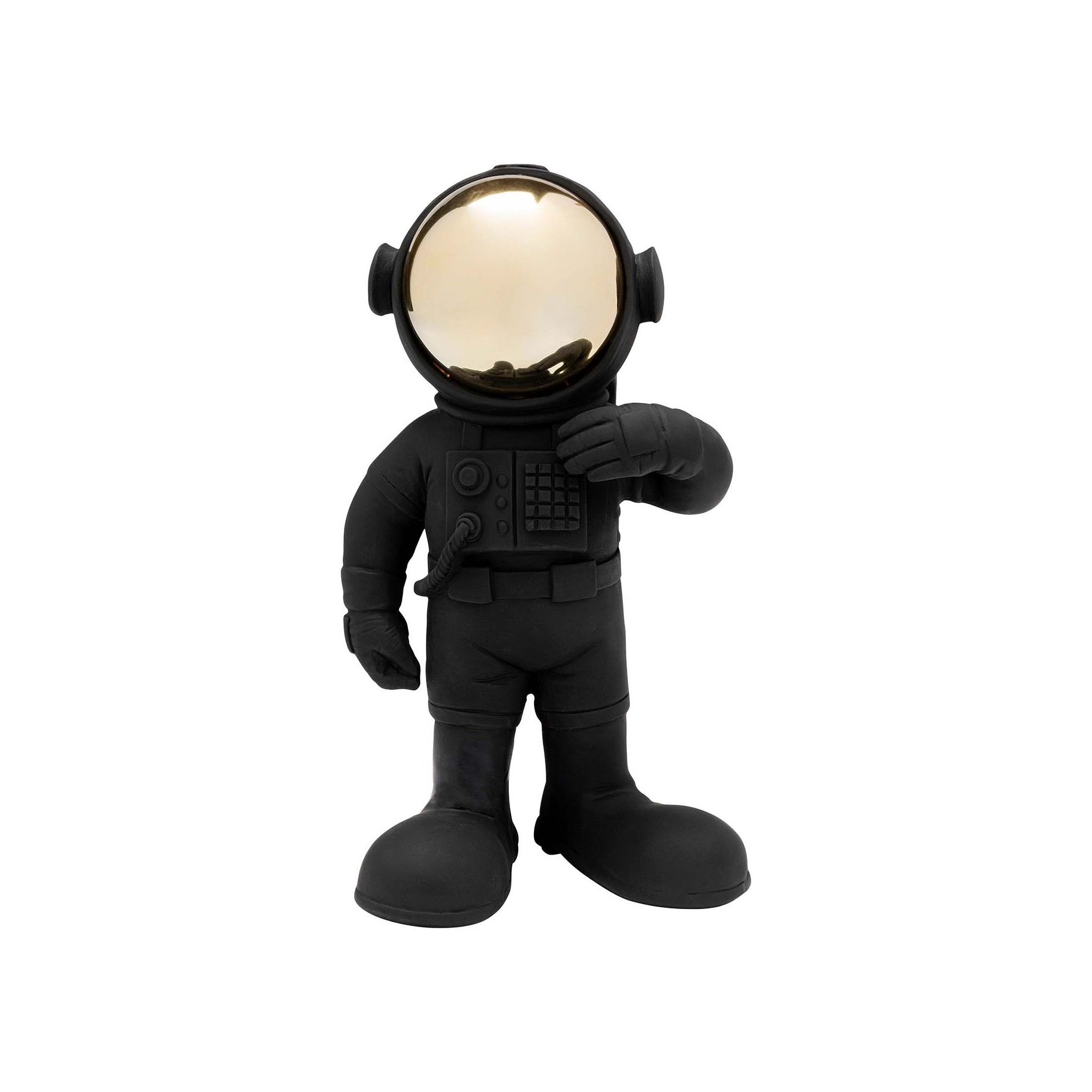 Figurine décorative Welcome Astronaut noir 27cm