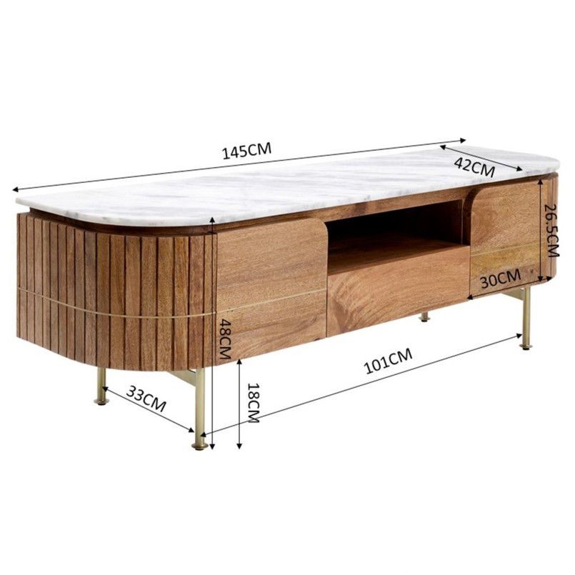 Buffet bas Grace 145x48cm