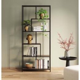 Etagère Loftie noir 77x185cm