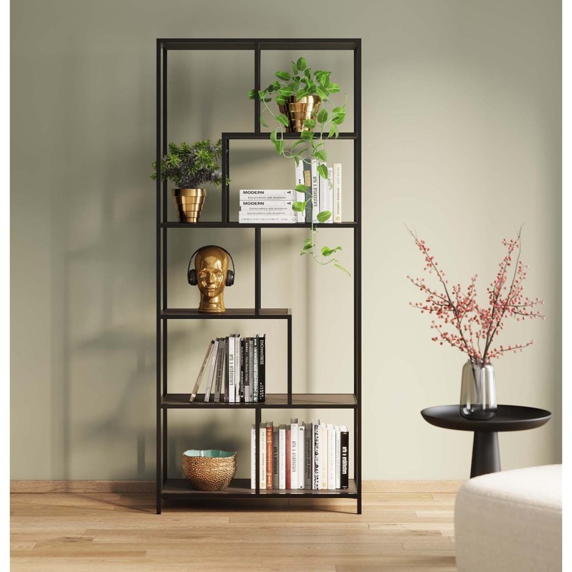 Etagère Loftie 185x77cm noire Kare Design