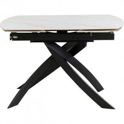Extension Table Twist 180x90cm white Kare Design