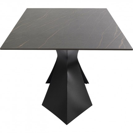 Outdoor table Gloria black 180x90cm Kare Design