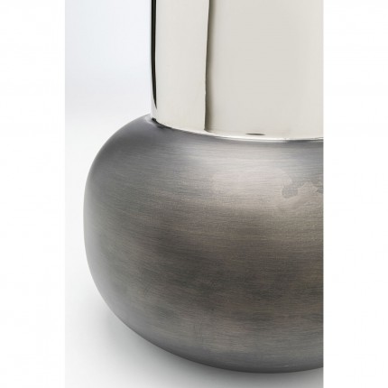 Vase Vesuv 42cm grey and silver Kare Design