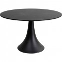 Table de jardin Grande Possibilita noire et grès 110cm Kare Design