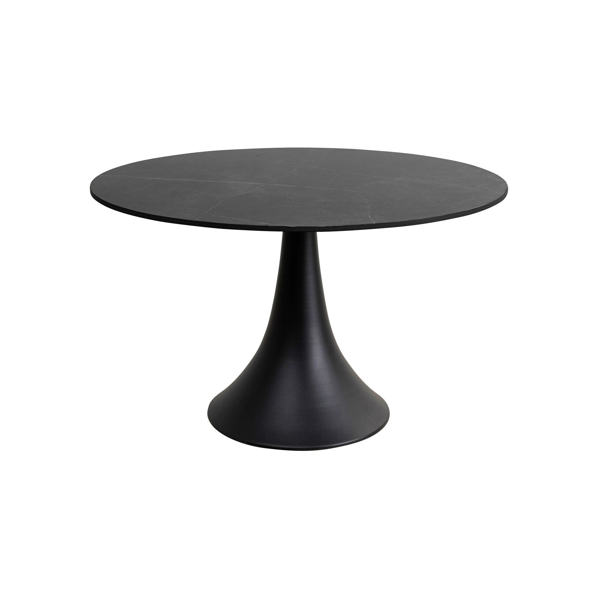 Table Grande Possibilita céramique noir Ø110cm