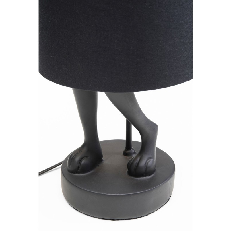 Lampe à poser Animal Rabbit noir 68cm