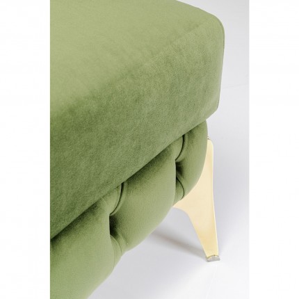 Stool Bellissima velvet green Kare Design