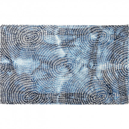 Carpet Stamp blue 240x170cm Kare Design