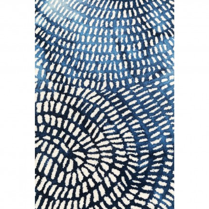 Carpet Stamp blue 240x170cm Kare Design