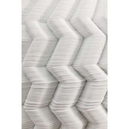 Vase Akira 35cm white zigzag Kare Design