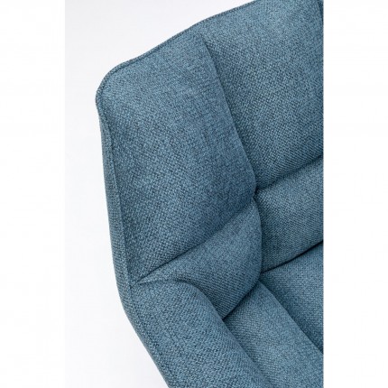 Swivel armchair Thinktank Blue Kare Design
