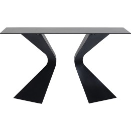 Console Gloria 140x45cm marbre noir Kare Design