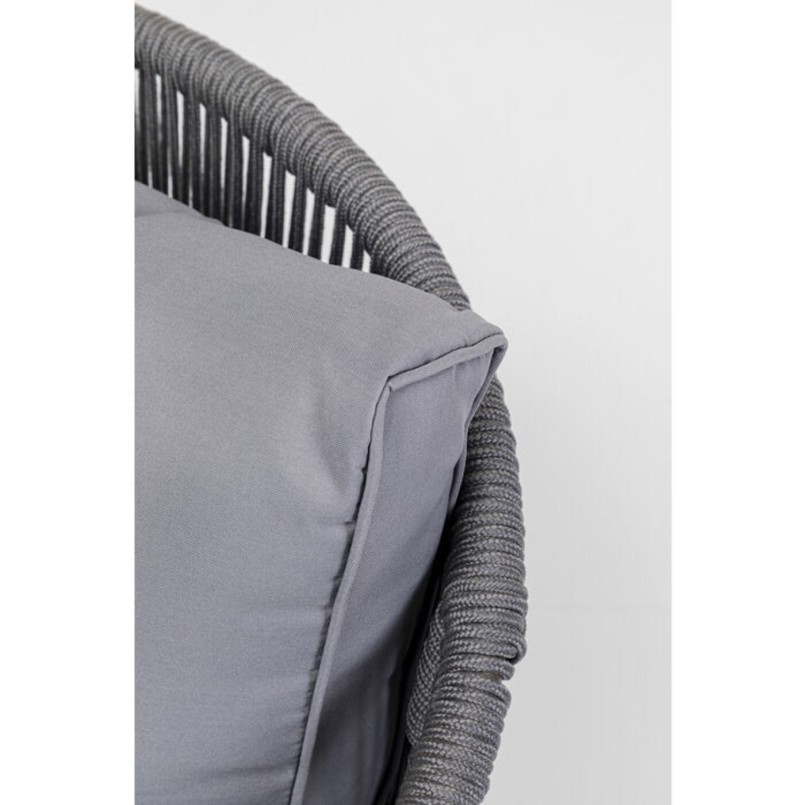 Salon de jardin Elba gris 4 places Kare Design