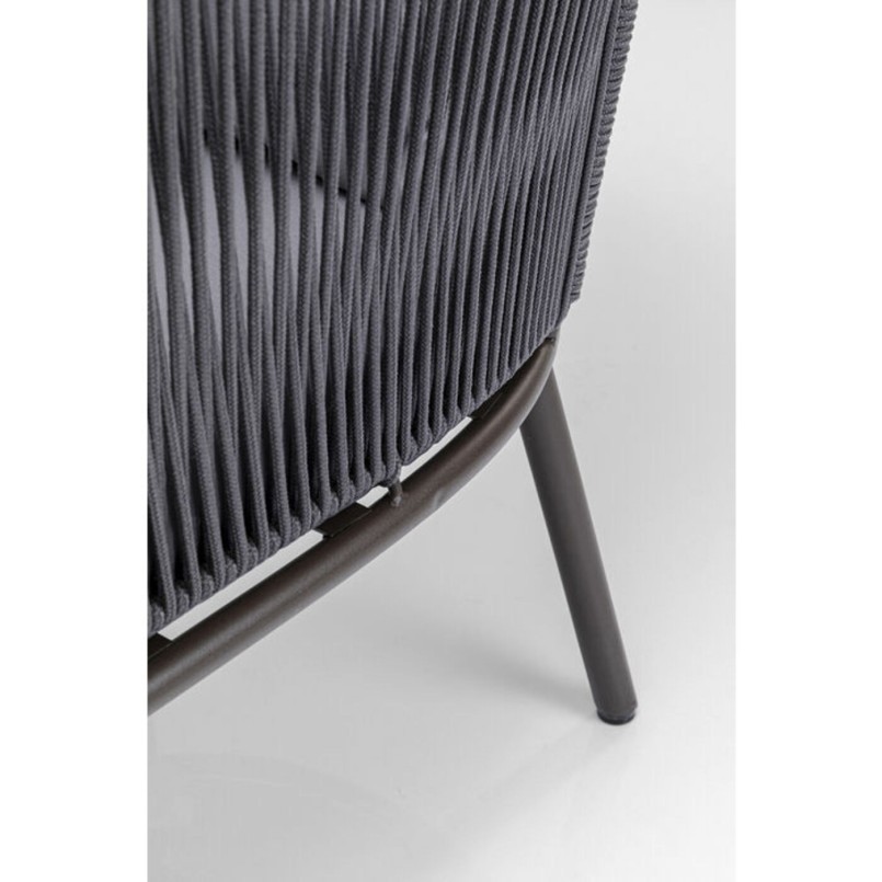 Salon de jardin Elba gris 4 places Kare Design