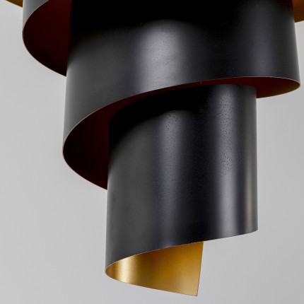 Pendant Lamp Spiral Catch black Kare Design