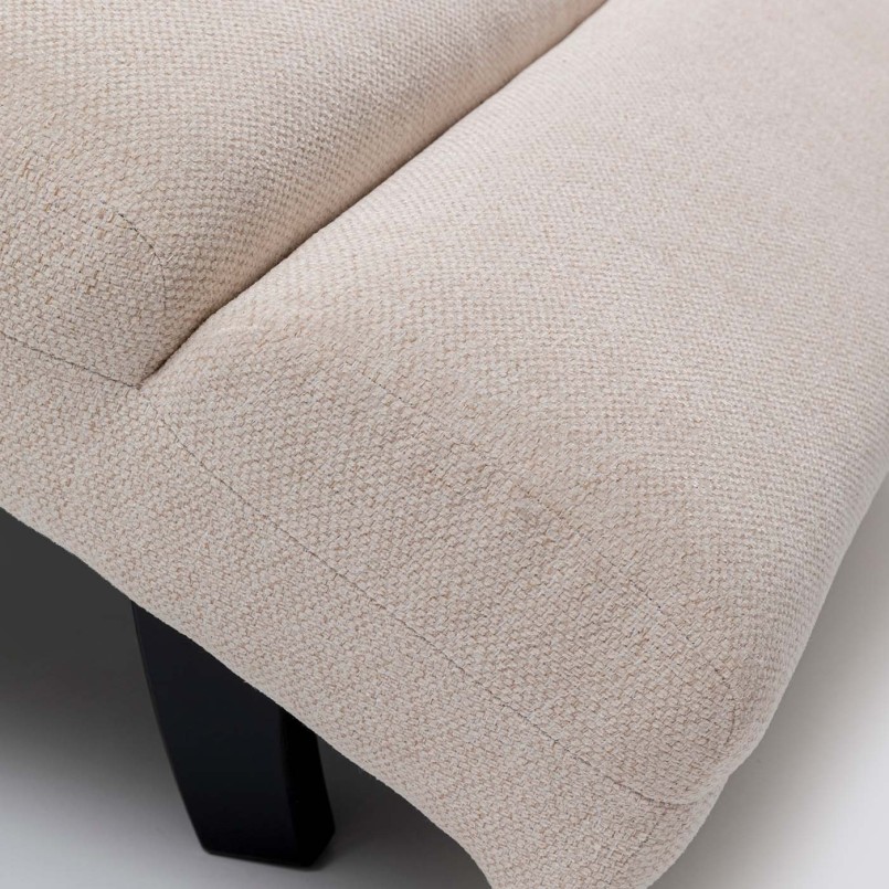Chaise longue Balou crème 190cm