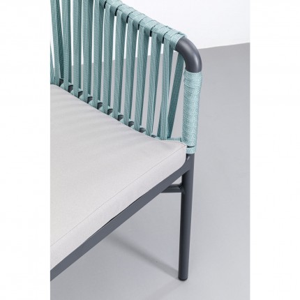 Outdoor Chair with armrests Santanyi blue Kare Design