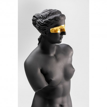 Deco black woman gold mask Kare Design