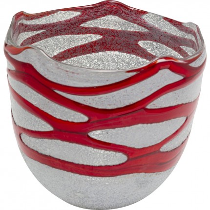 Vase Etna red 19cm red Kare Design