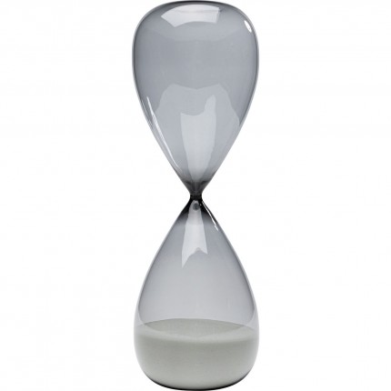 Hourglass Timer black and white 43cm Kare Design