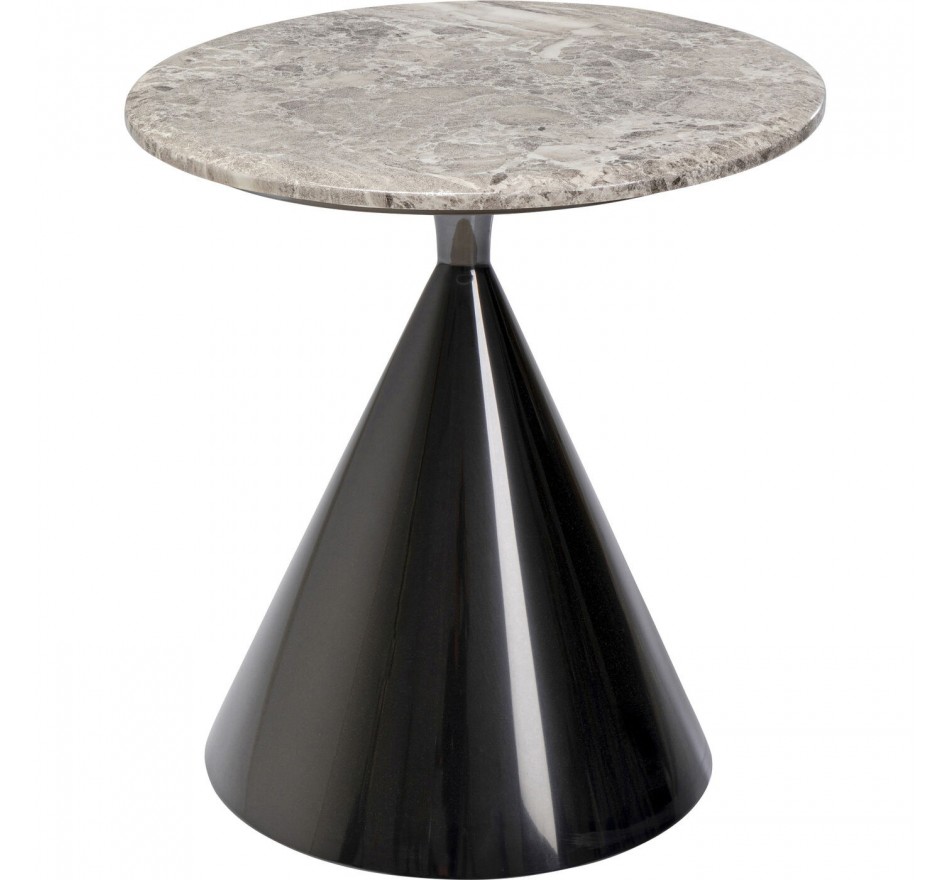 Bijzettafel Rita Ø50cm zwart Kare Design