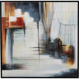 Tableau encadré Visione Front 100x100cm