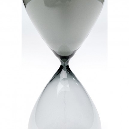 Hourglass Timer black and white 25cm Kare Design