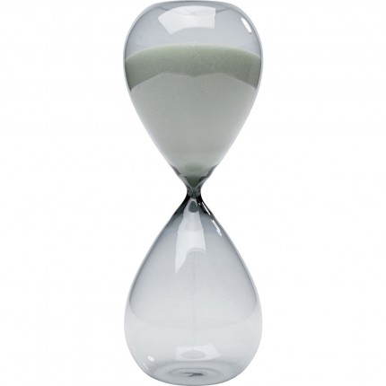 Hourglass Timer black and white 25cm Kare Design