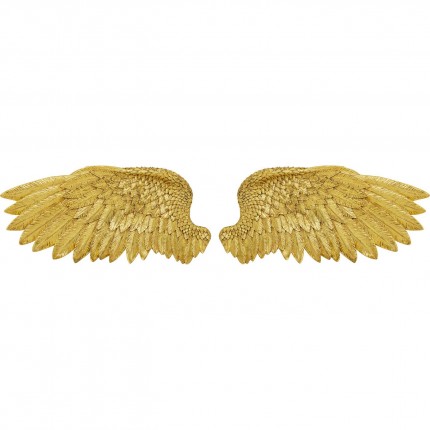 Wall Decoration wings gold (2/Set) Kare Design
