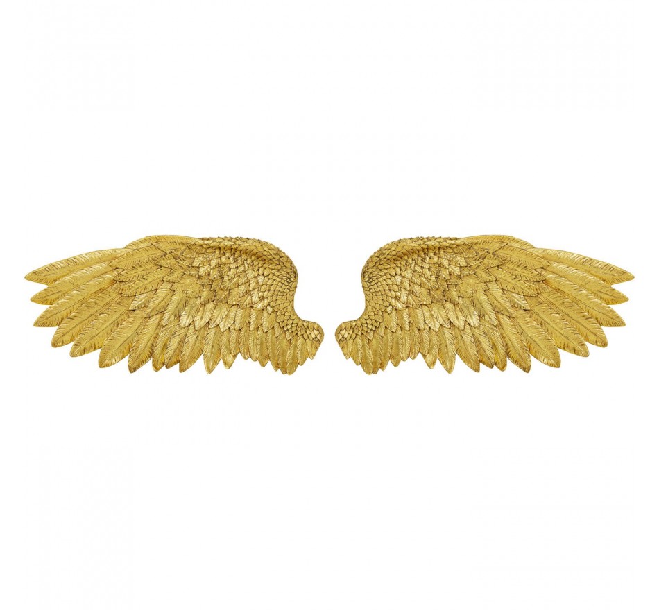Wall Decoration wings gold (2/Set) Kare Design