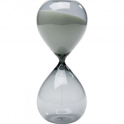 Hourglass Timer black and white 20cm Kare Design