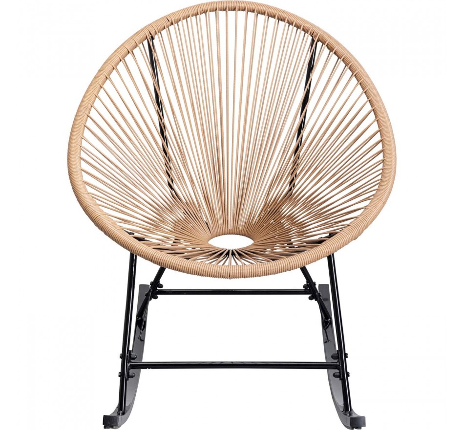 Rocking chair Acapulco nature Kare Design