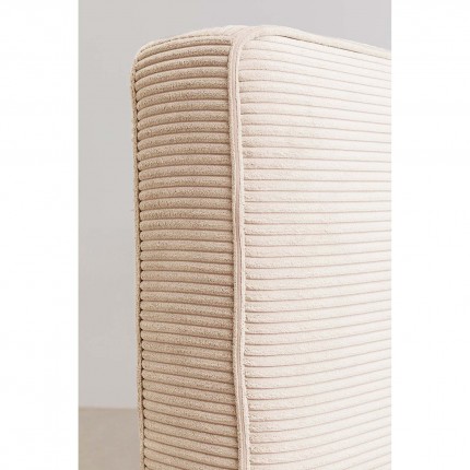 Bed East Side Cord 160x200cm creme Kare Design