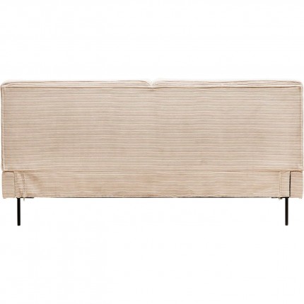Bed East Side Cord 160x200cm creme Kare Design