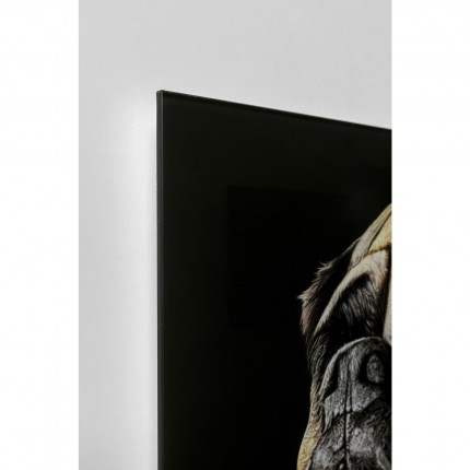 Glass Picture King mastiff 40x60cm Kare Design