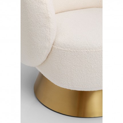 Swivel Armchair Orion cream Kare Design
