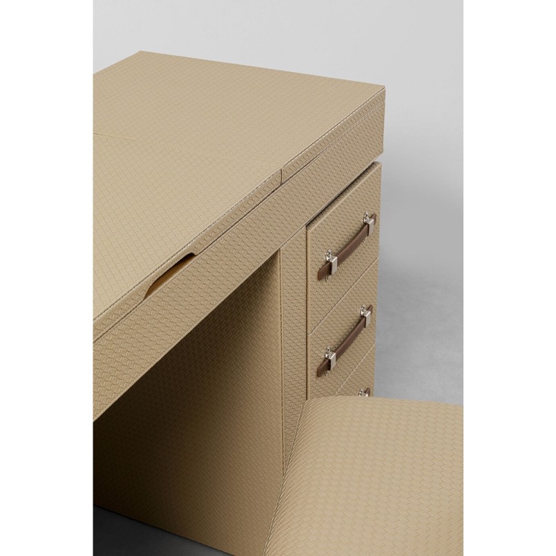 Coiffeuse Combinaison Venezia (rangements + siege) Kare Design