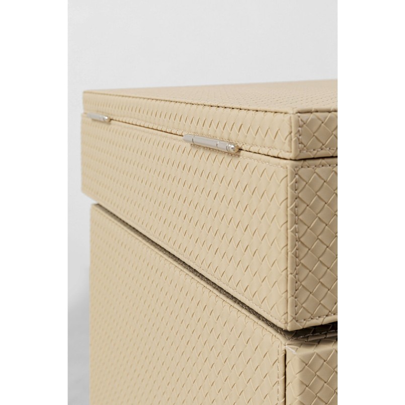 Coiffeuse Combinaison Venezia (rangements + siege) Kare Design